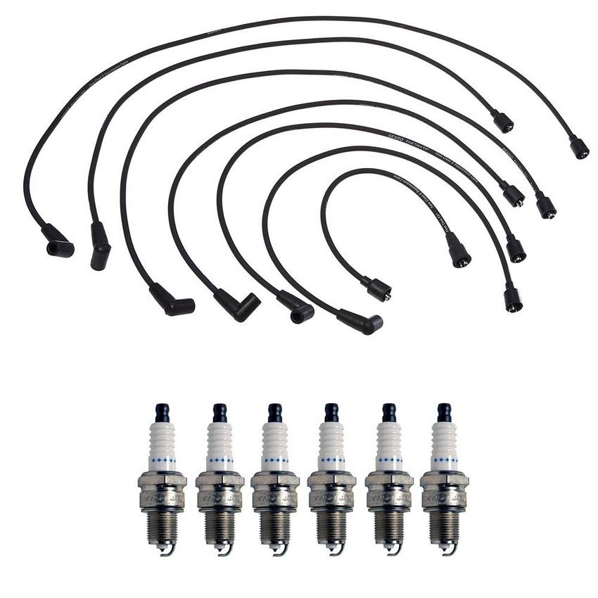 Jaguar Ignition Wire Kit (7mm) (6 Pieces)   99917006290 - Denso